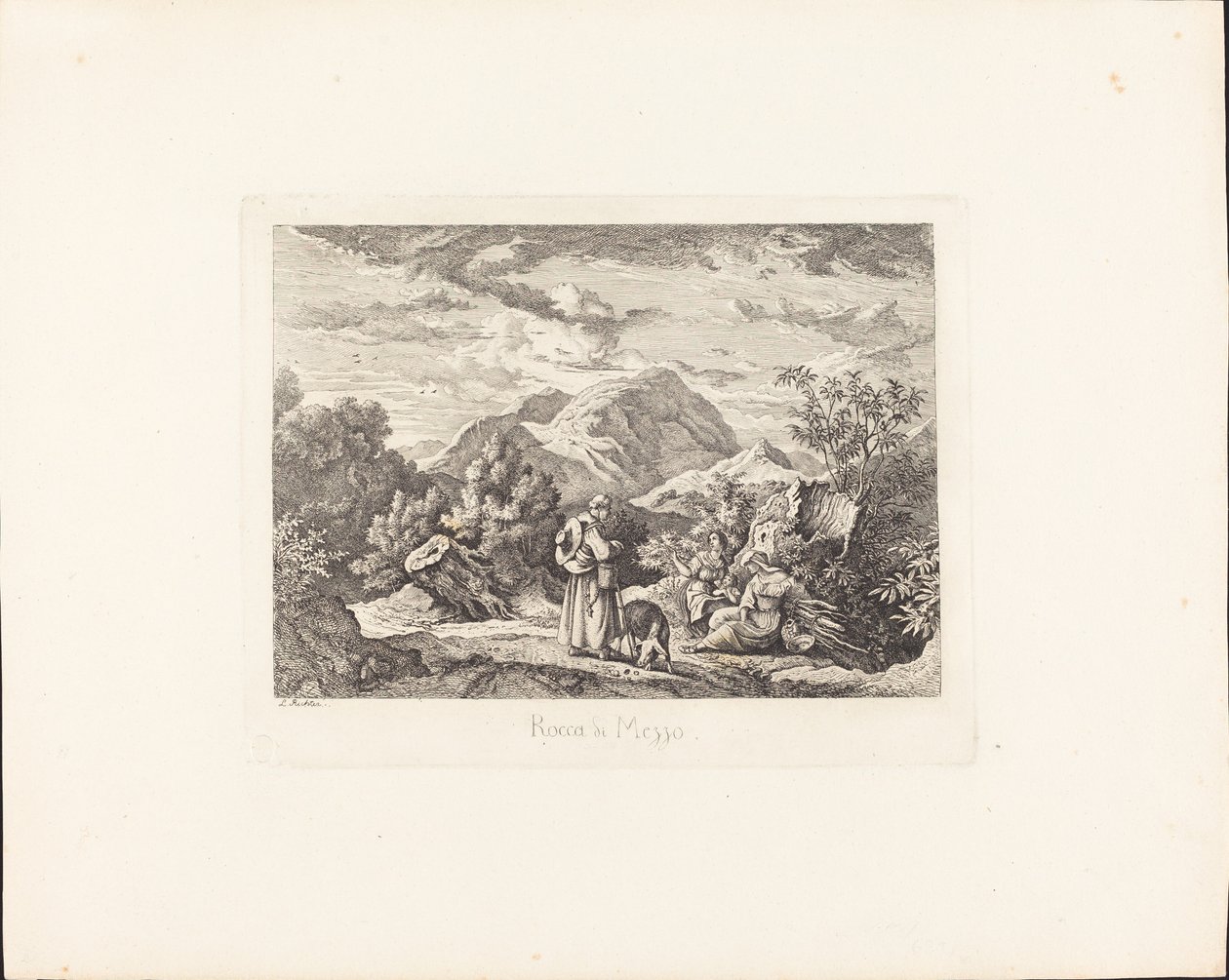 Rocca di Mezzo da Ludwig Richter