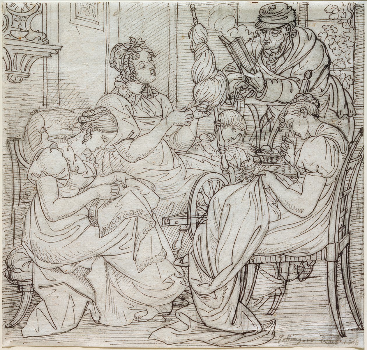 Famiglia Hottinger da Ludwig Vogel