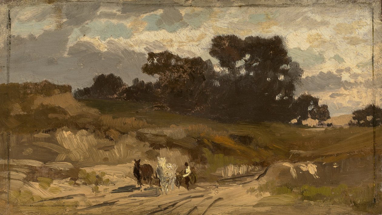 Paesaggio con carro da Ludwig Willroider