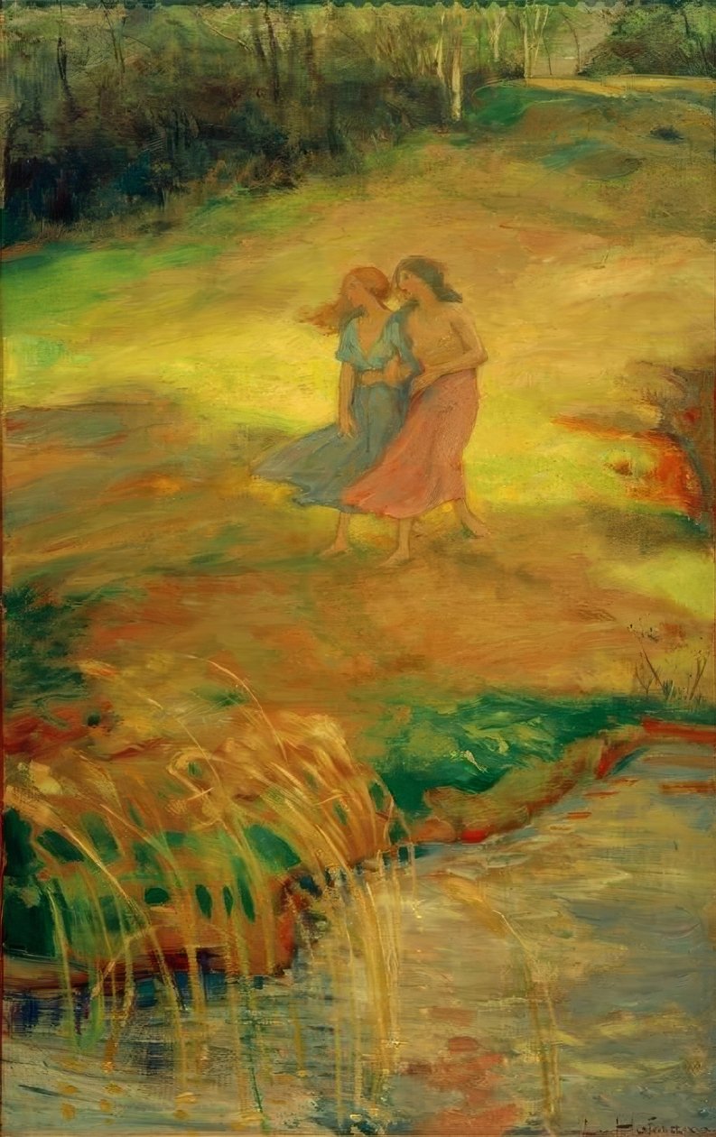Sole di aprile da Ludwig von Hofmann