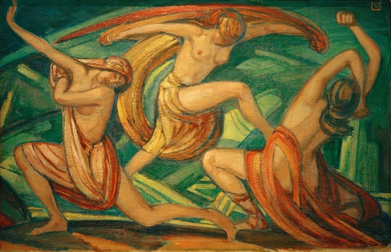Tre donne danzanti da Ludwig von Hofmann