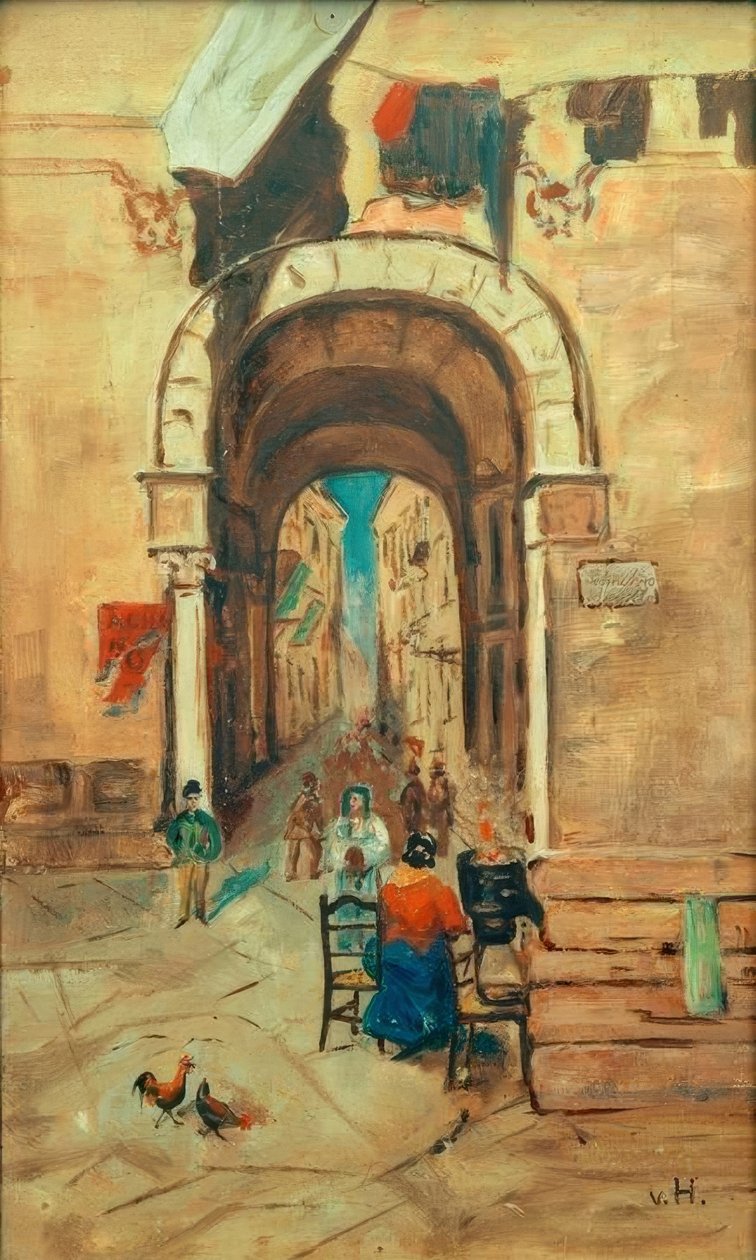 Napoli – Pezzo occasionale da Ludwig von Hofmann