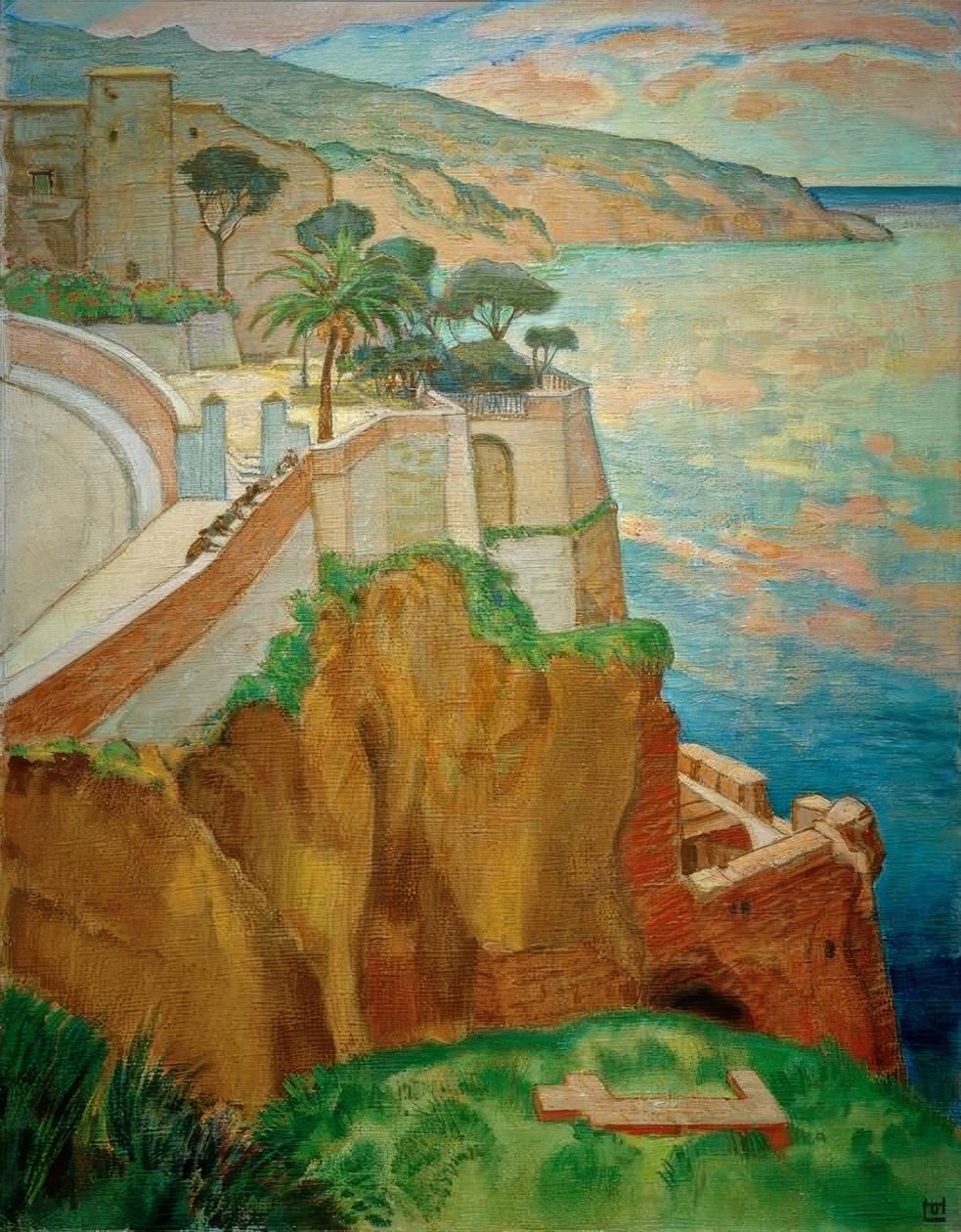 Costa sorrentina da Ludwig von Hofmann