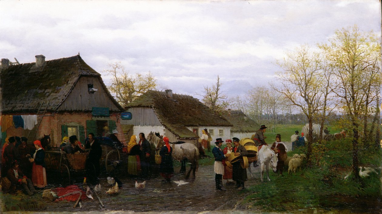 In una piccola città, c.1880 da Ludwik Kurella