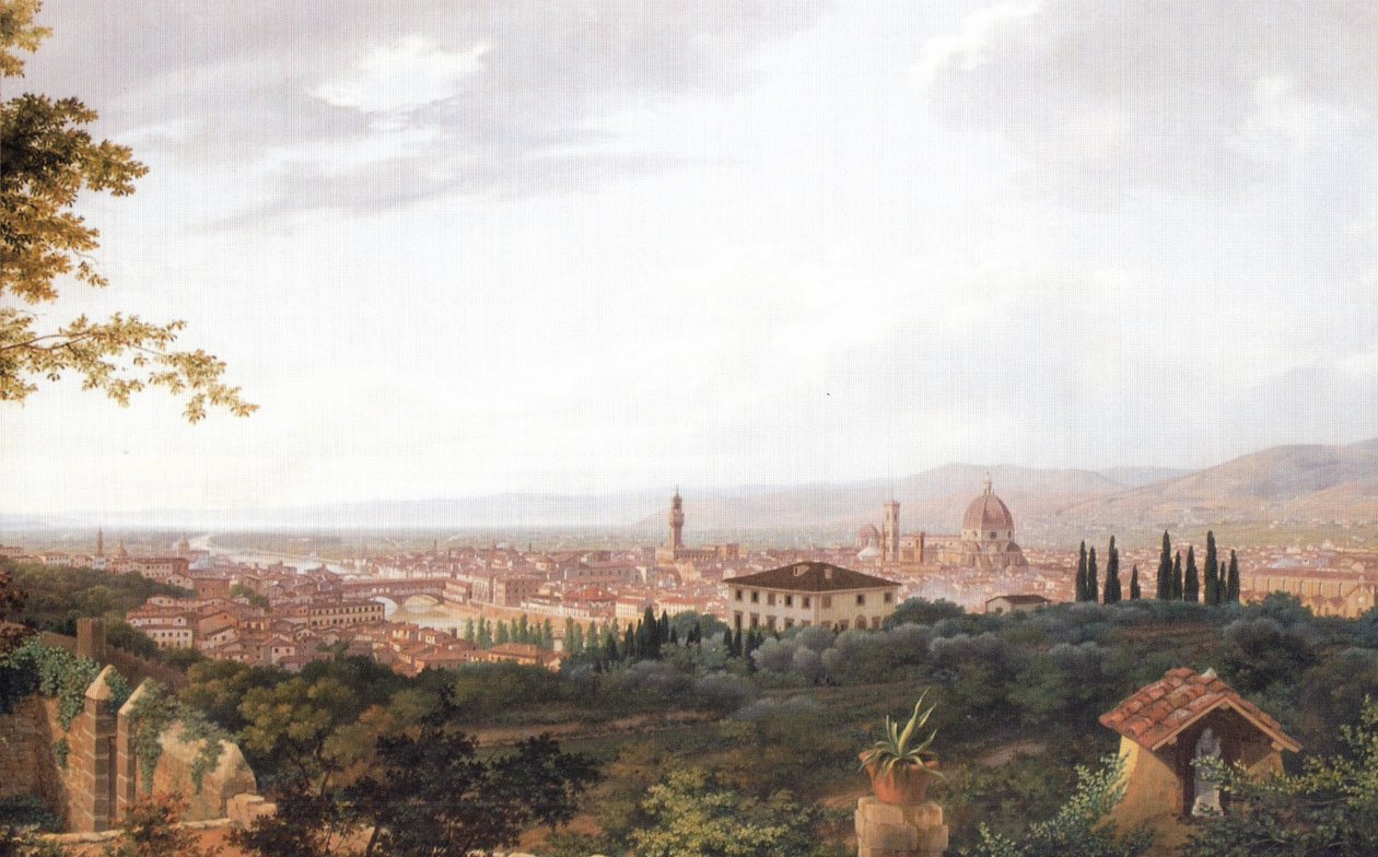Firenze da Monte alle Croci (dettaglio) da Luigi Garibbo