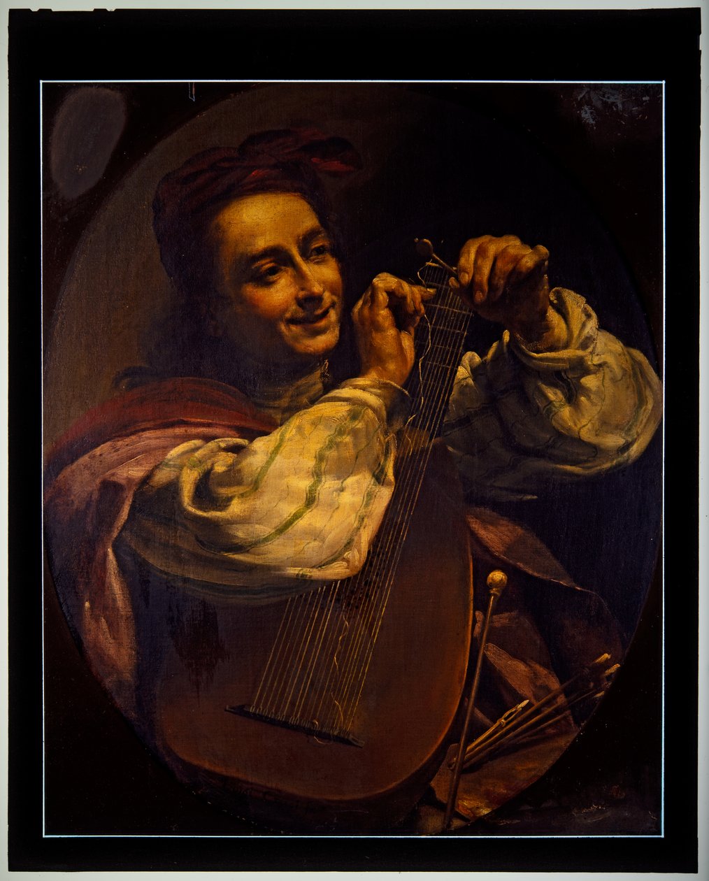 Uomo con un liuto da Luigi Crespi