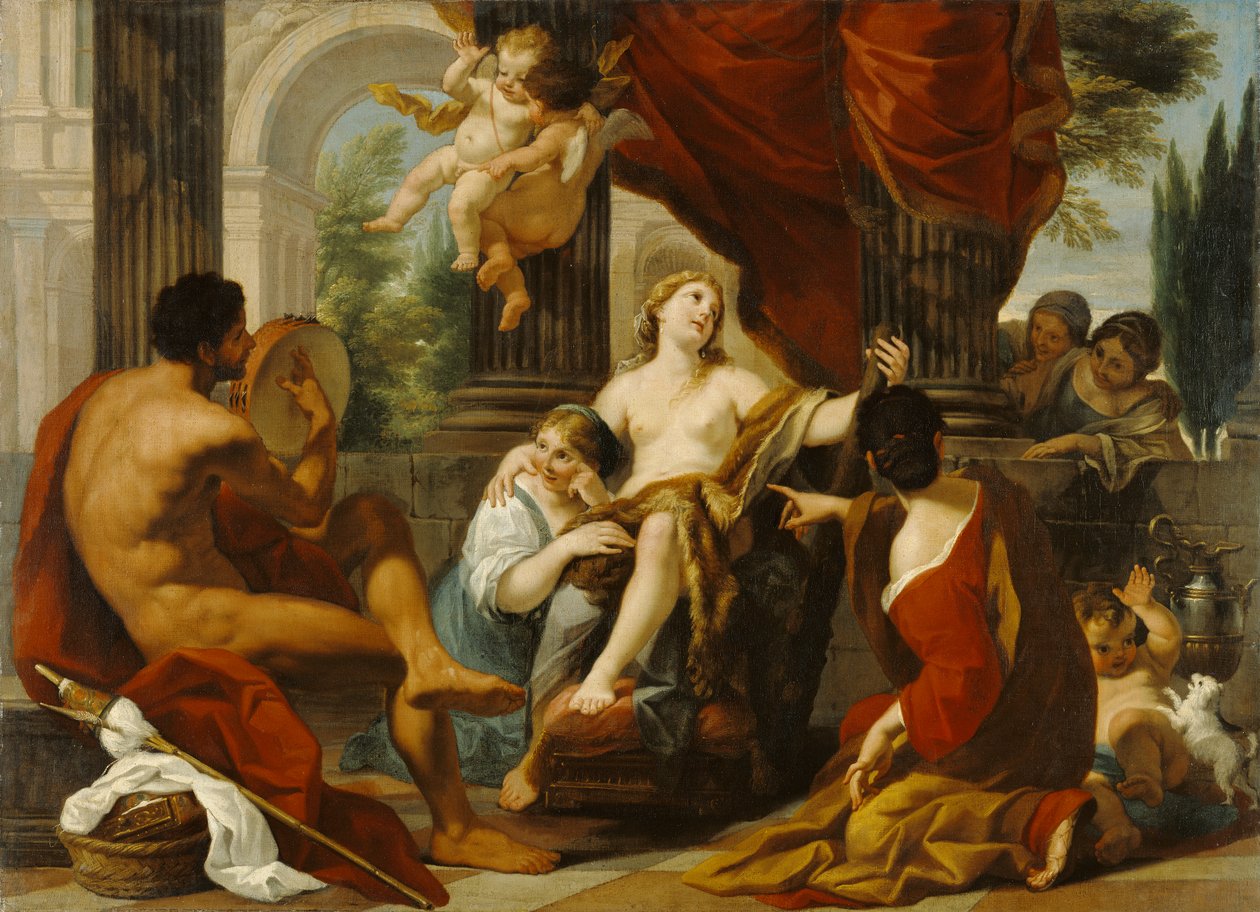 Ercole e Onfale, c.1700-10 da Luigi Garzi