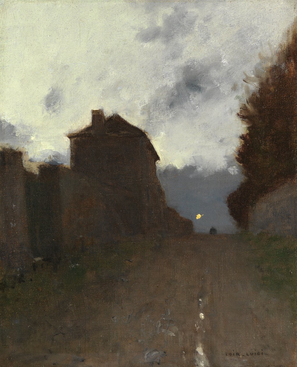 Montmartre al crepuscolo da Luigi Loir