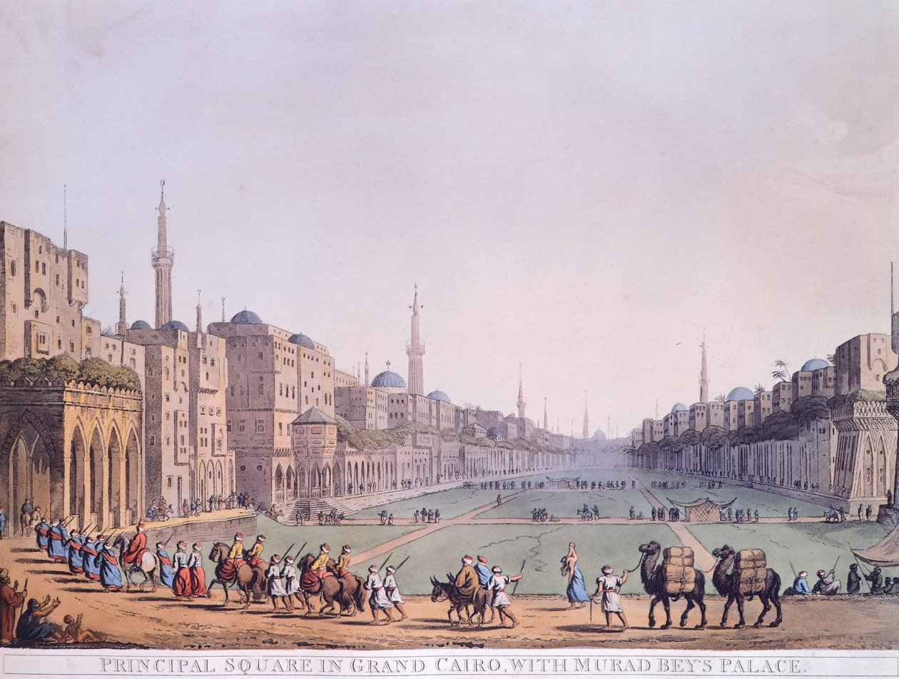 Piazza principale del Cairo da Luigi Mayer