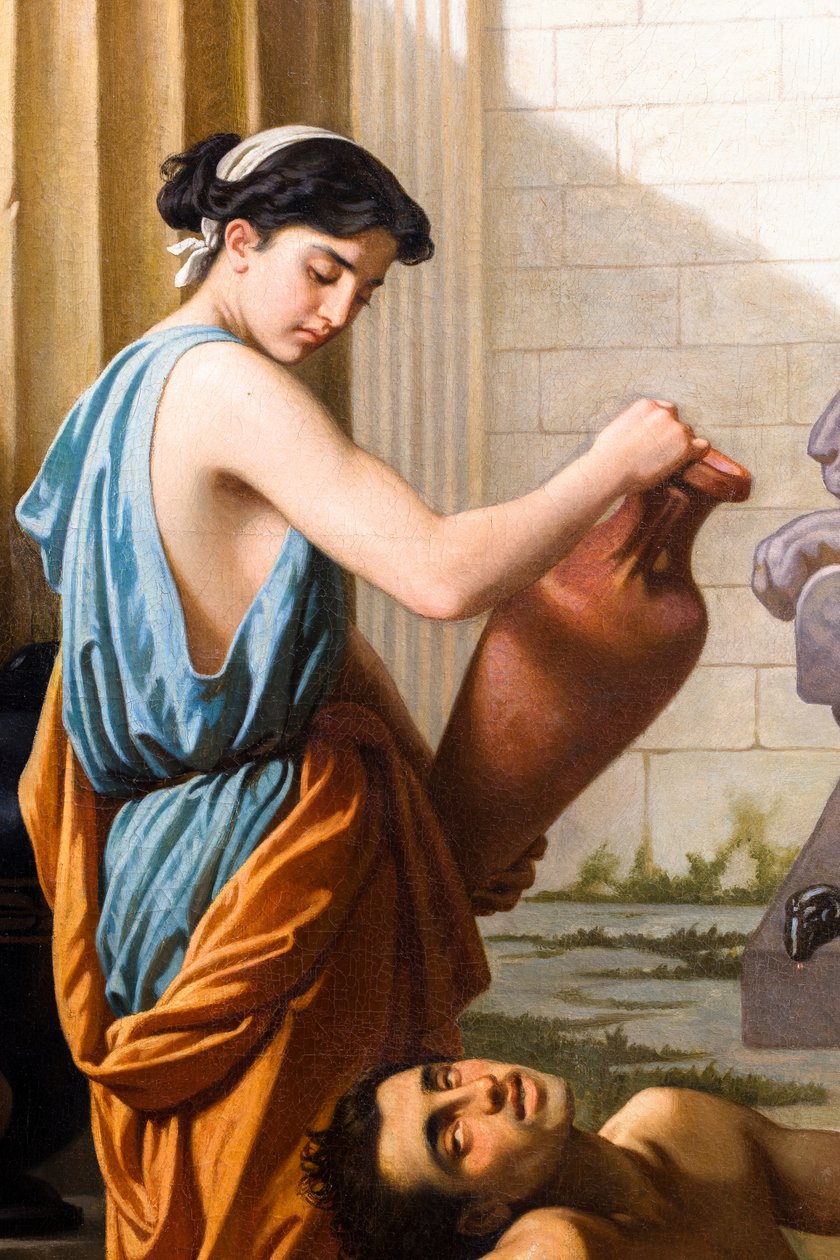Istruzione a Sparta da Luigi Mussini