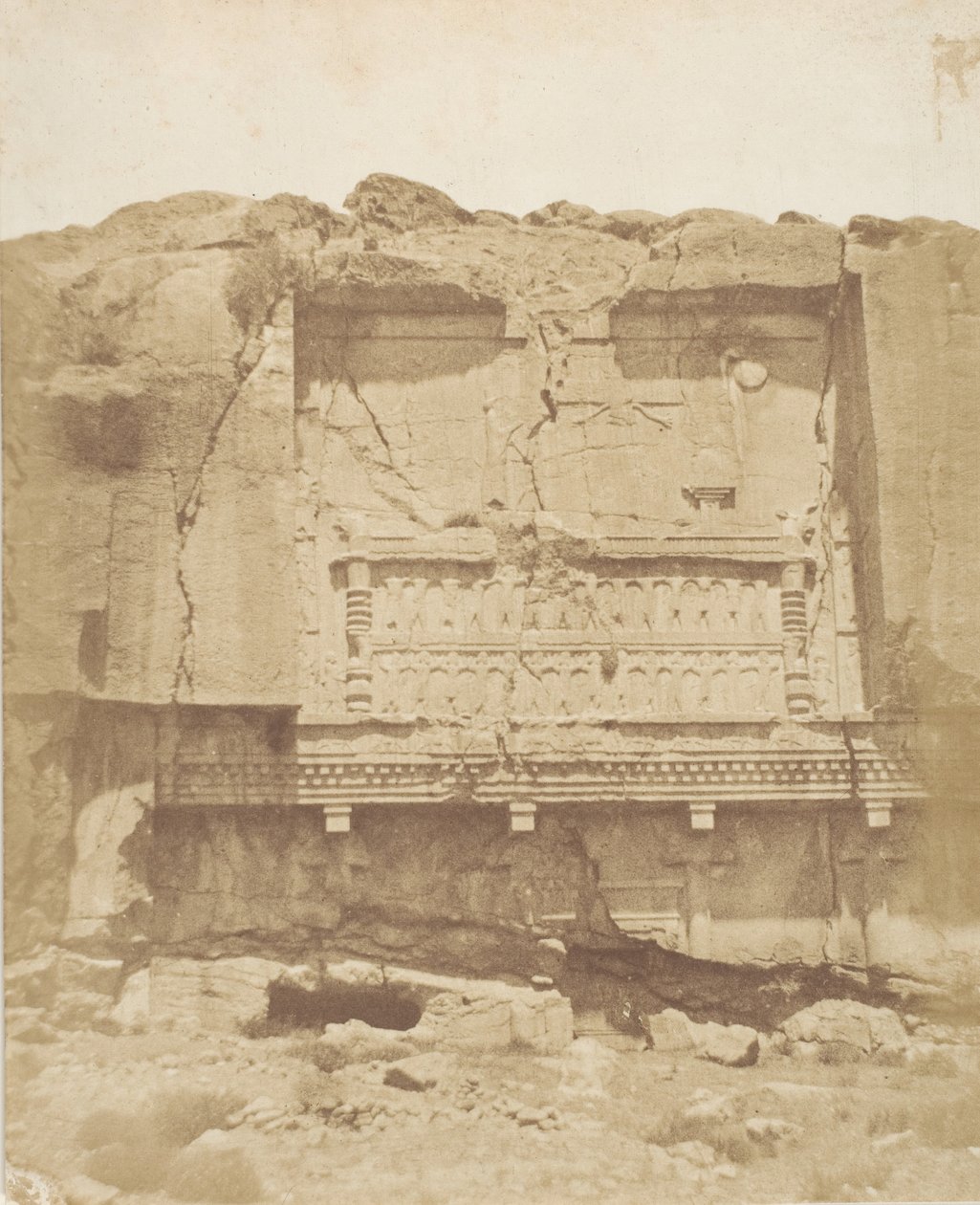 Tomba sulla Rocca a Persepoli, 1858 da Luigi Pesce