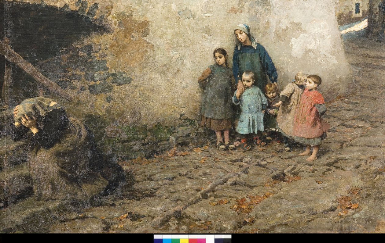 La scuola del dolore, 1895 da Luigi Rossi