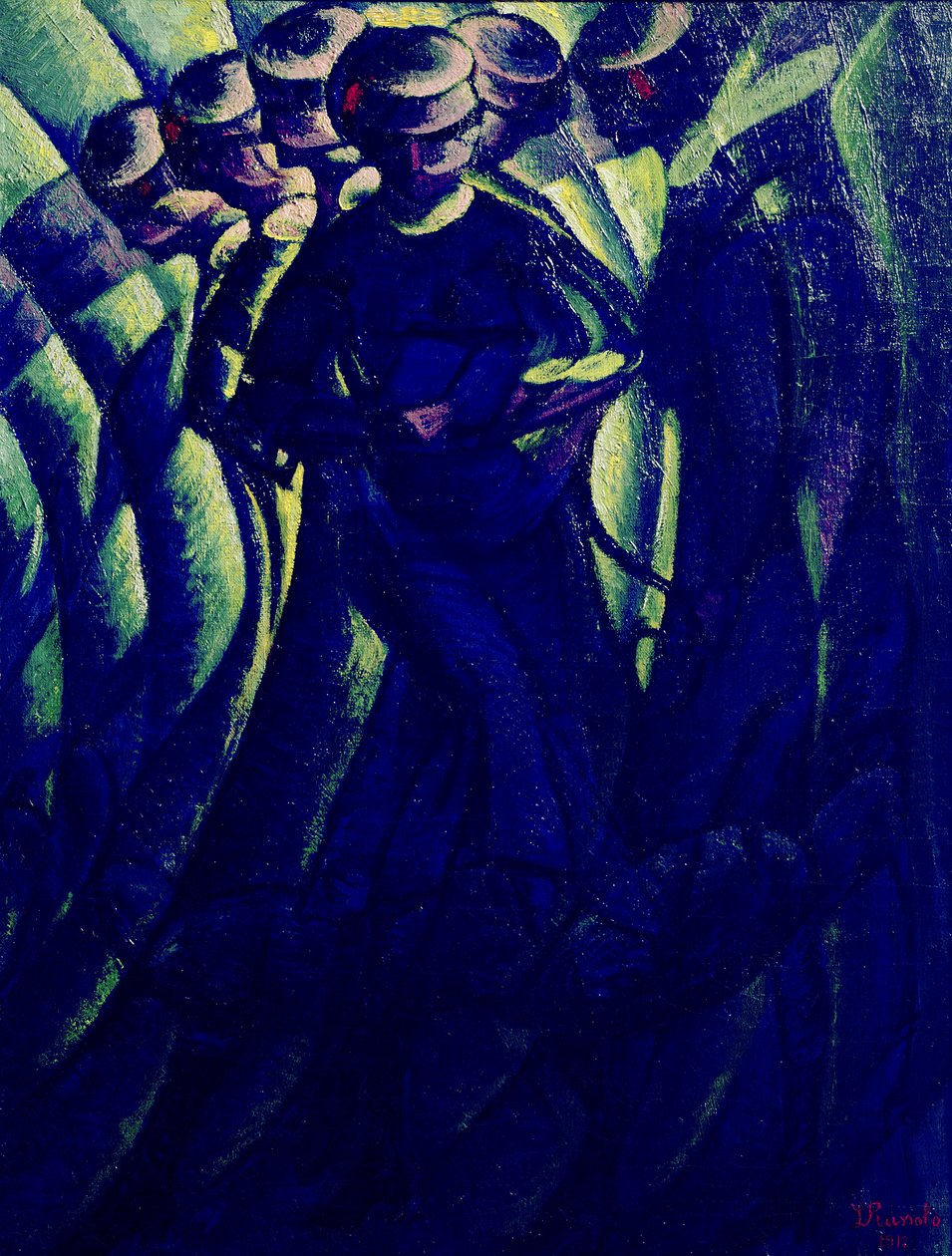Sinossi dei Movimenti di una Donna da Luigi Russolo