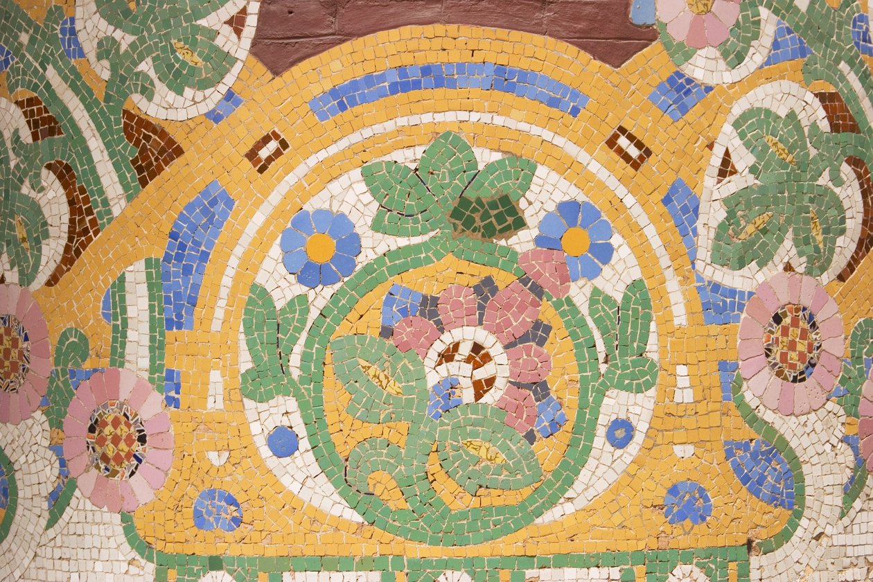 Dettaglio del mosaico, 1908 da Luis Domenech i Montaner
