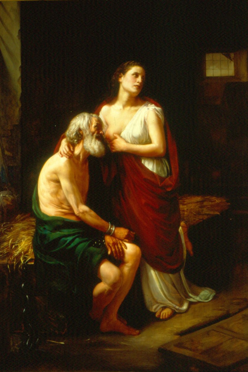 Carità romana da Luis Monroy