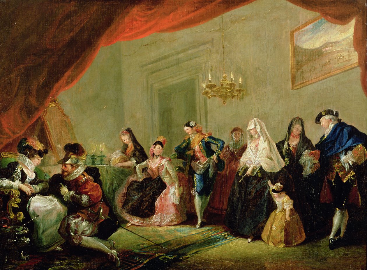 Prova di una commedia da Luis Paret y Alcazar