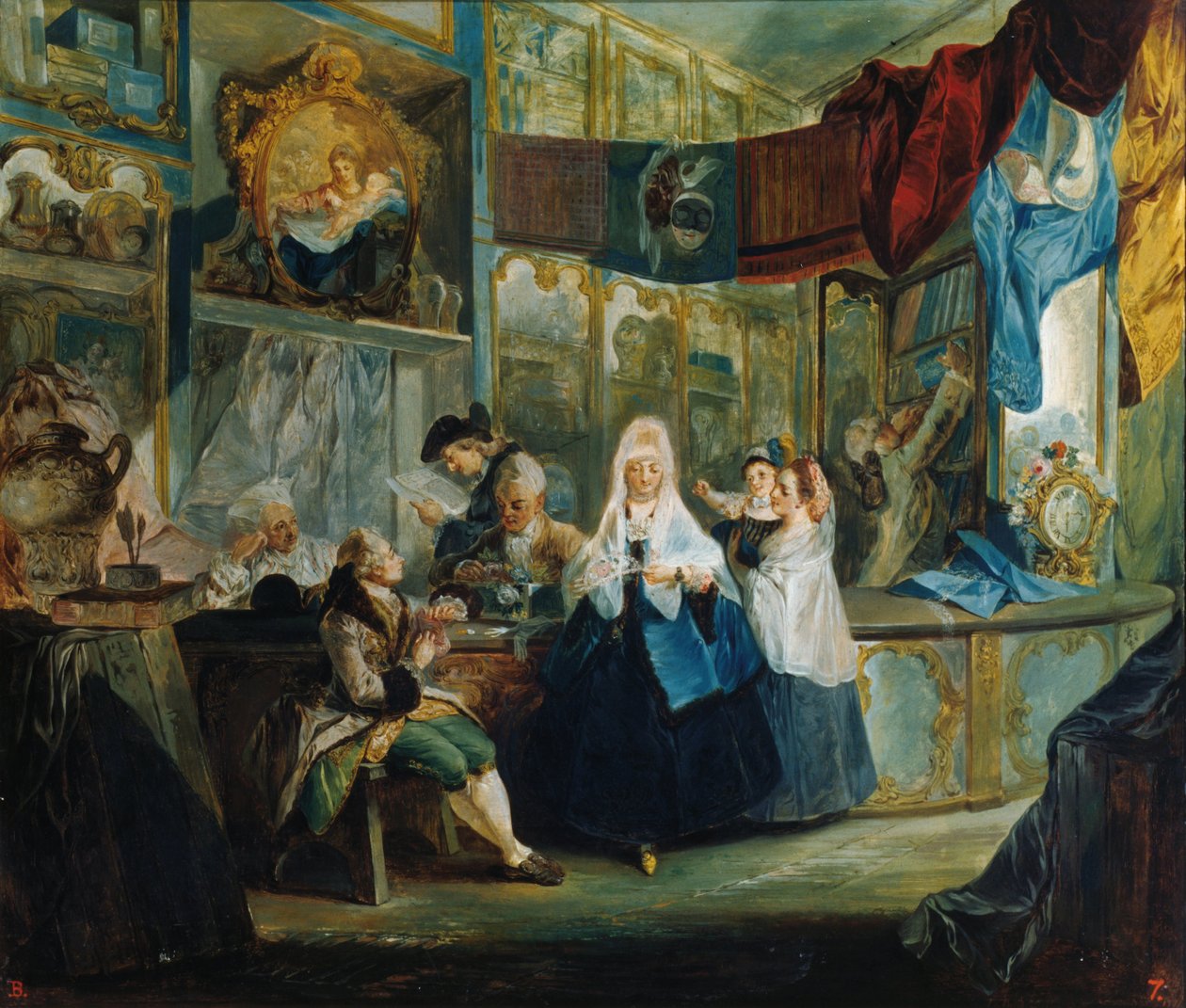 Il negozio, 1772 da Luis Paret y Alcazar