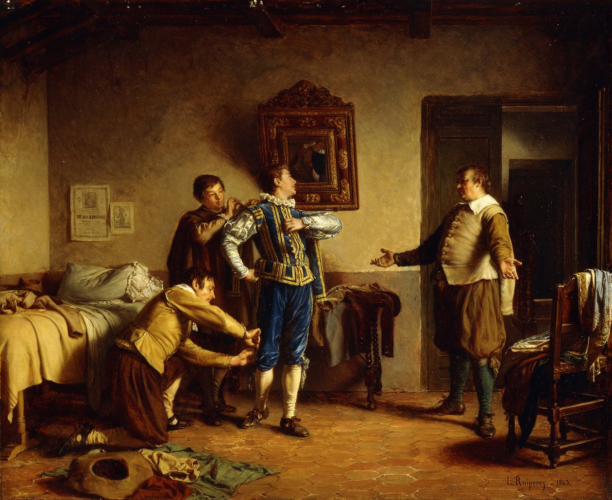 Una vestibilità perfetta, 1863 da Luis Ruiperez