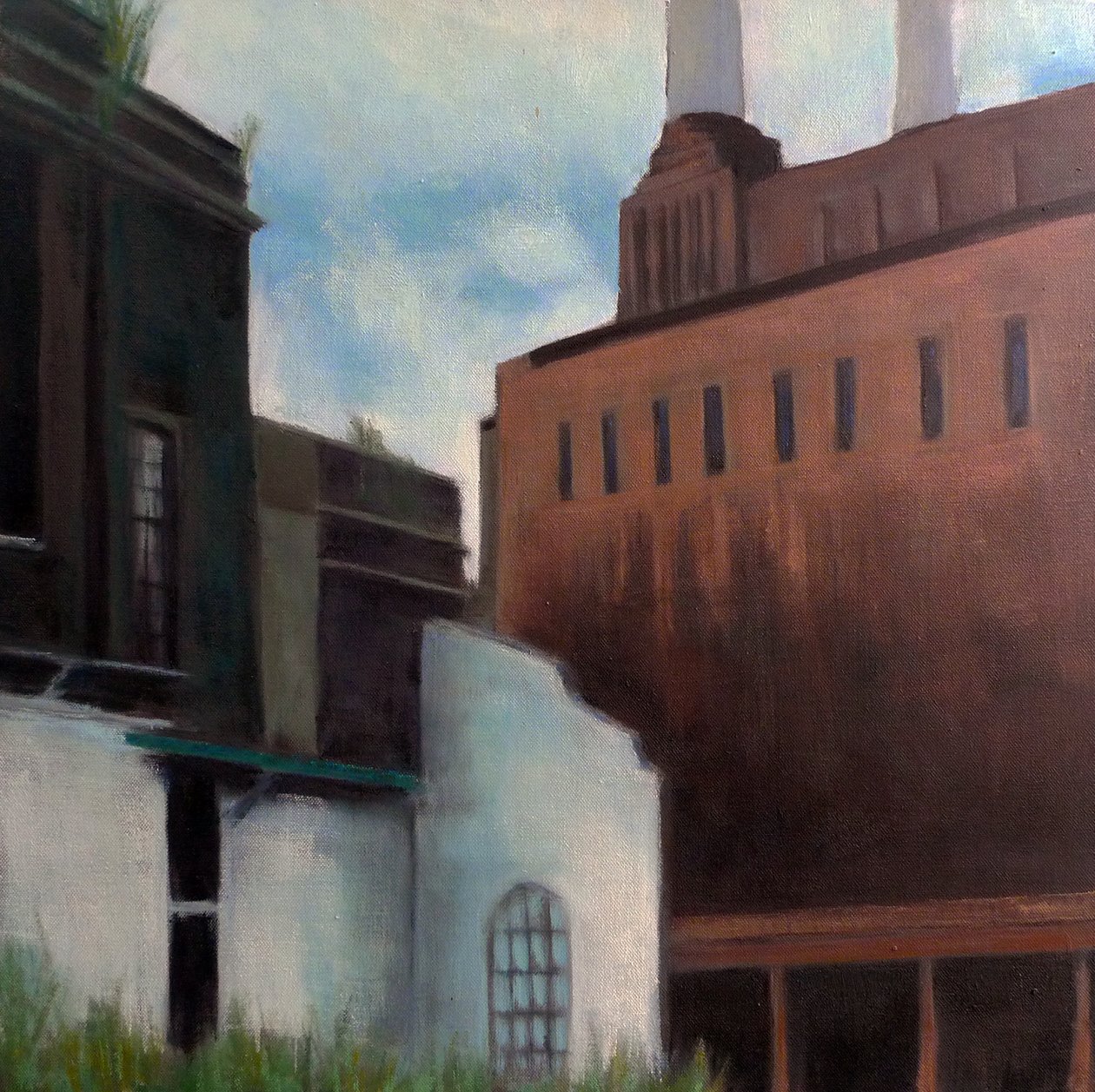 Powerstation, 2011 (olio su tela) da Luke M Walker