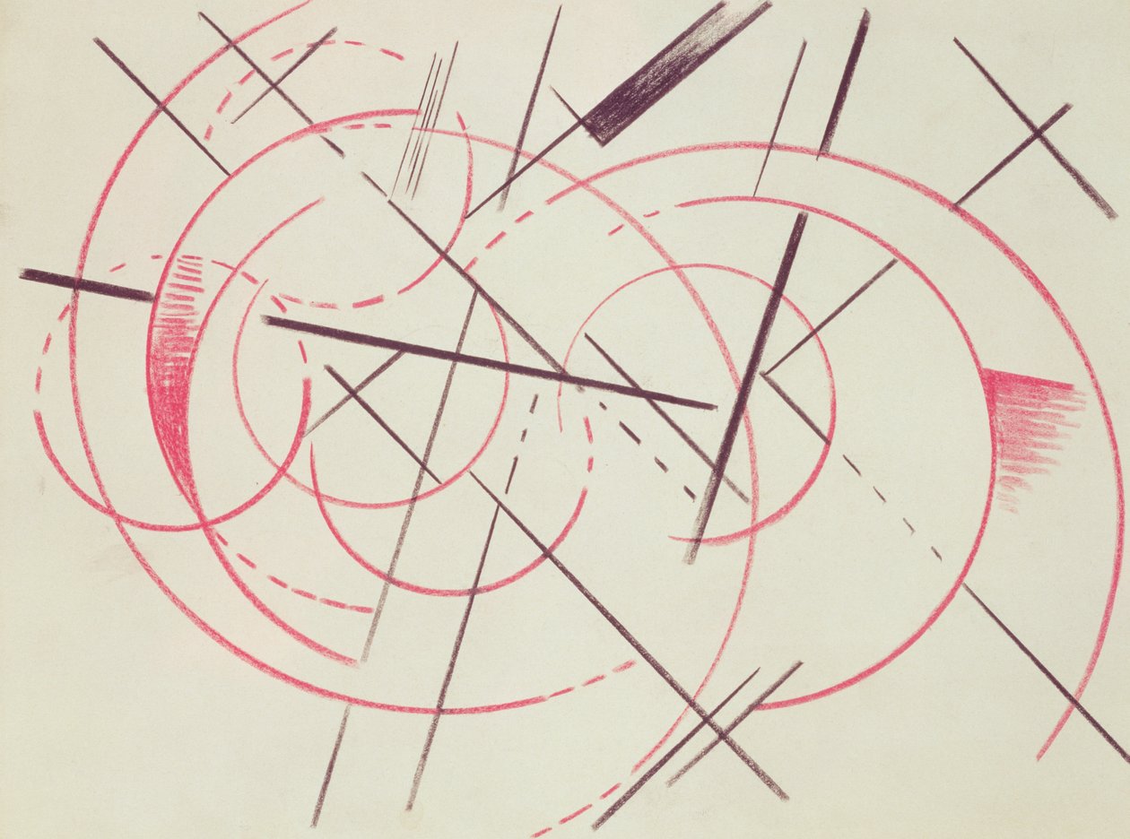 Composizione costruttivista, 1922 da Lyubov Sergeevna Popova