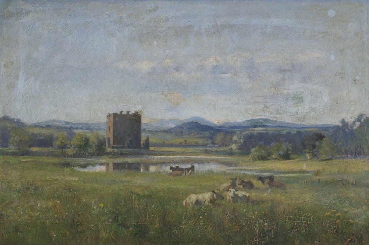 Castello di Threave, 1881 da M. M. Harper
