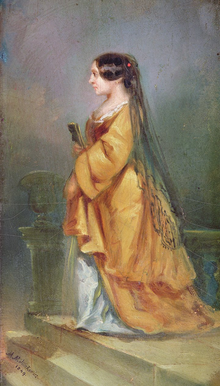 Ritratto di George Sand da M.N. Makowicz