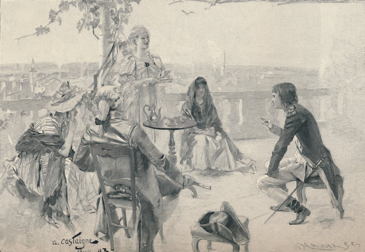 Napoleone in società a Valence da M. Haider