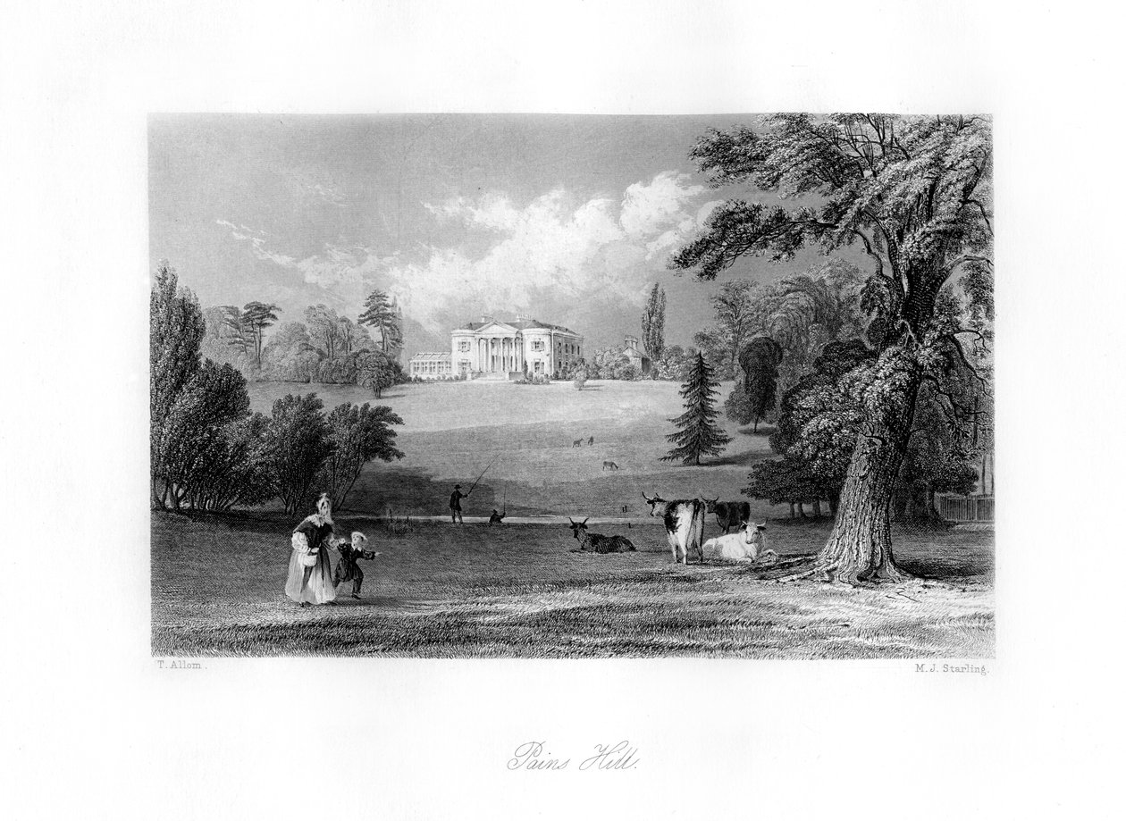 Pains Hill, Surrey, XIX secolo da M. J. Starling