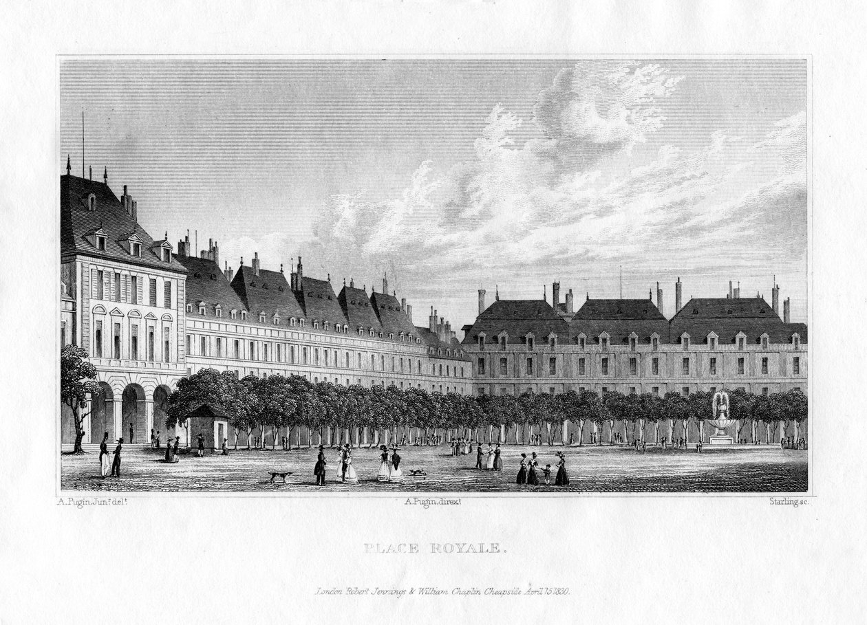 Place Royal, Parigi da M. J. Starling