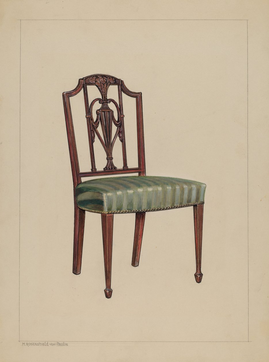 Sedia da M. Rosenshield von Paulin