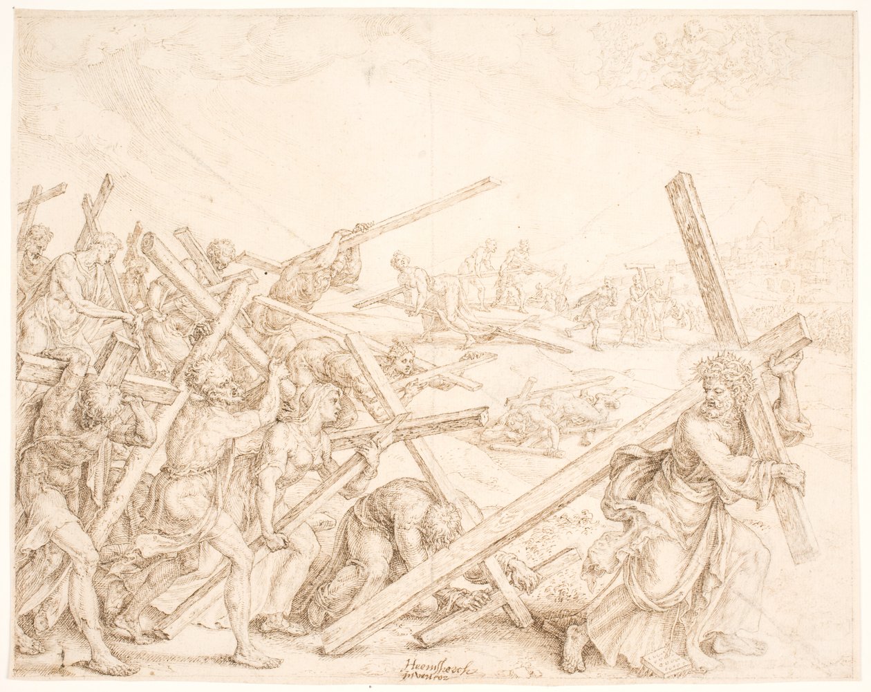 Fiat voluntas tua (sia fatta la tua volontà) da Maarten van Heemskerck
