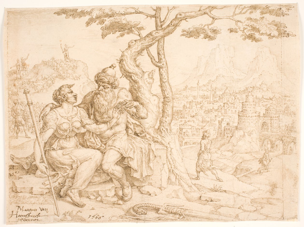 Giuda e Tamar da Maarten van Heemskerck