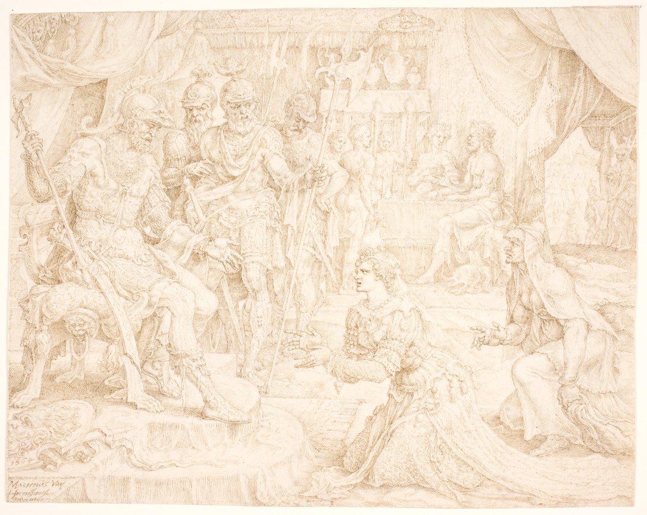 Giuditta davanti a Oloferne da Maarten van Heemskerck