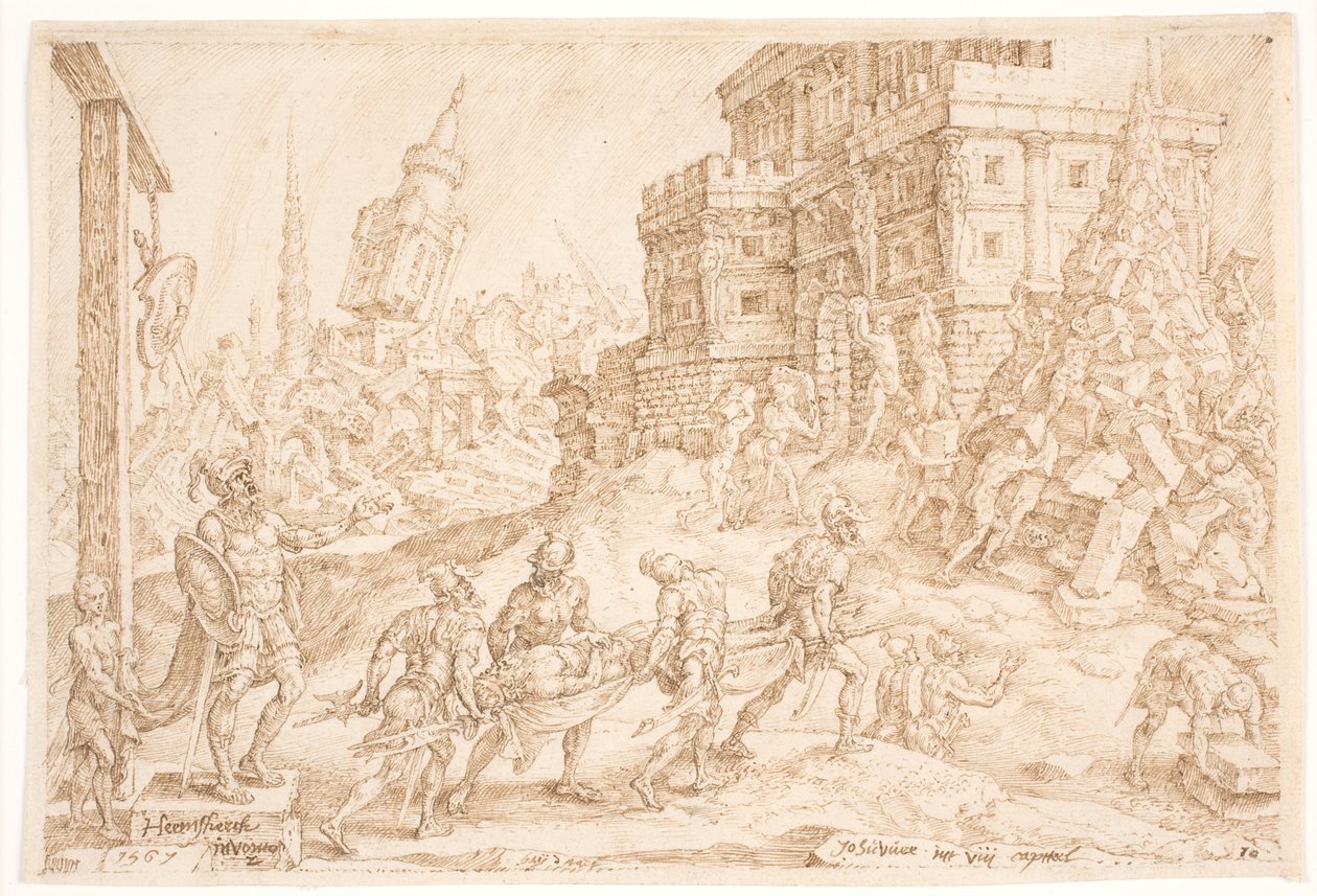 Il re di Ai viene sepolto da Maarten van Heemskerck