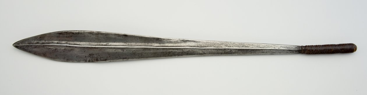 Ol alem, spada (ferro, legno e cuoio) da Maasai People