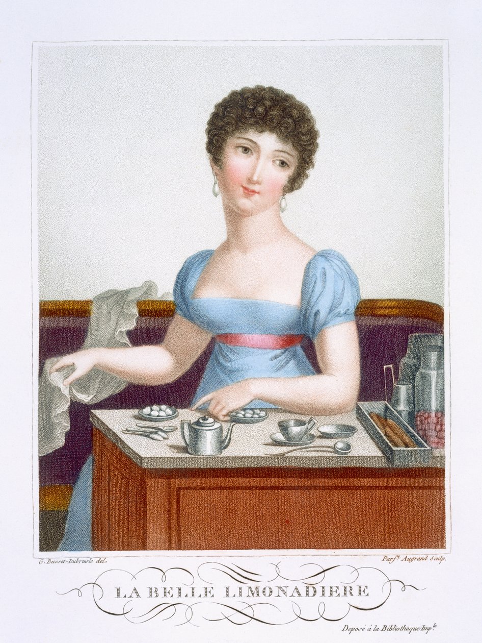 La bella limonataia, c.1816 da Madame G. Busset Dubruste