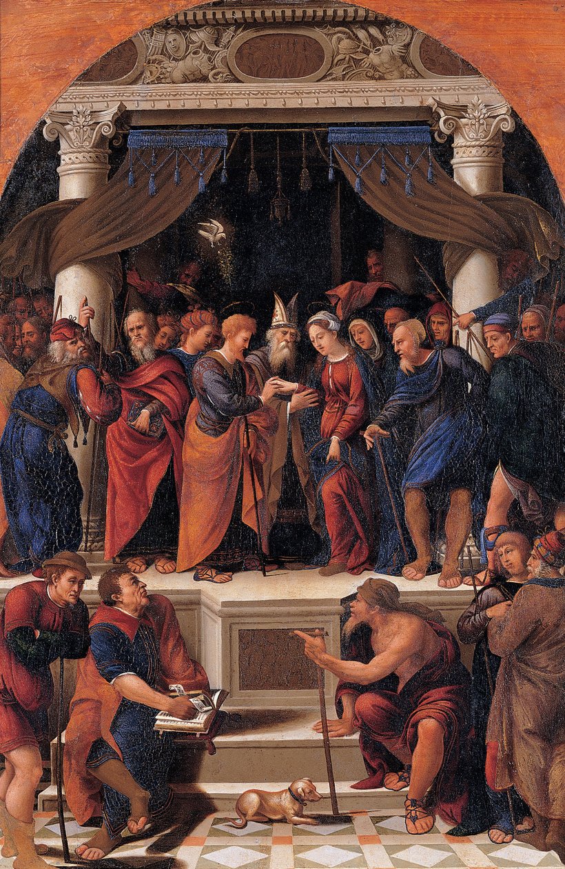 Sposalizio della Vergine da Maestro dei dodici apostoli