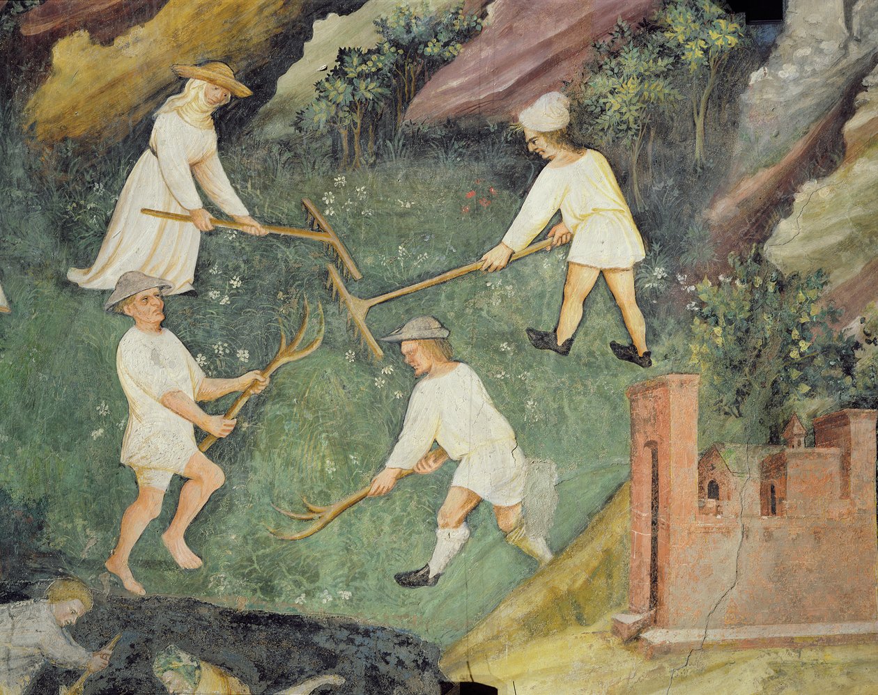 Fienagione nel mese di giugno (dettaglio) da Maestro Venceslao
