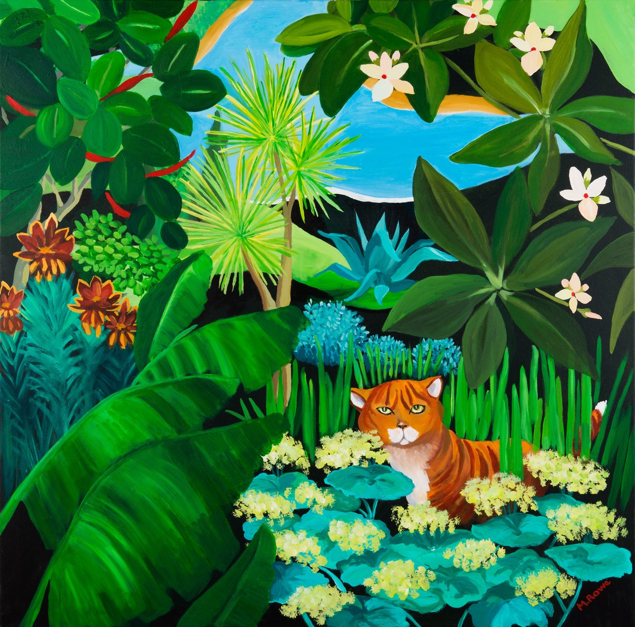 Gatto nella Giungla, 2013 da Maggie Rowe