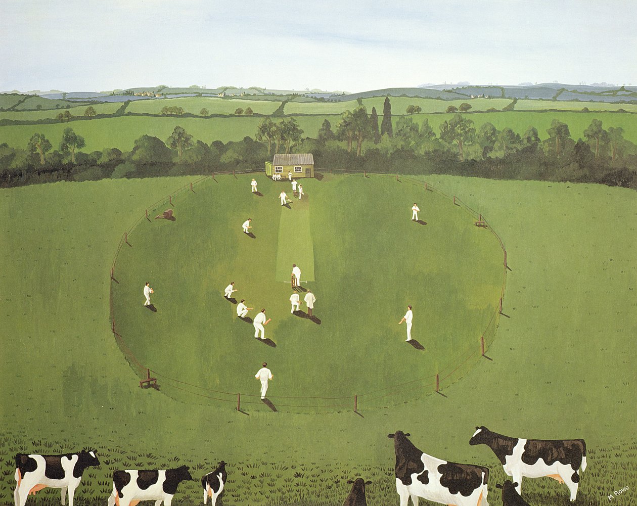 La partita di cricket da Maggie Rowe