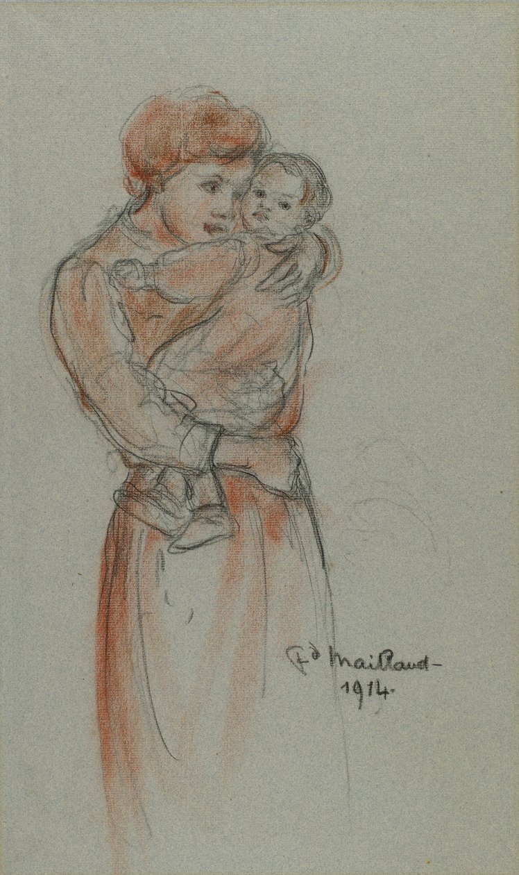 Madre e figlio da Maillaud, Fernand