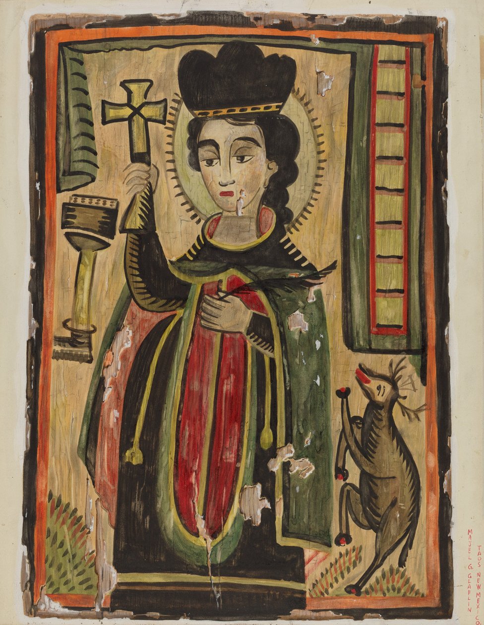 Retablo - San Procopio da Majel G. Claflin