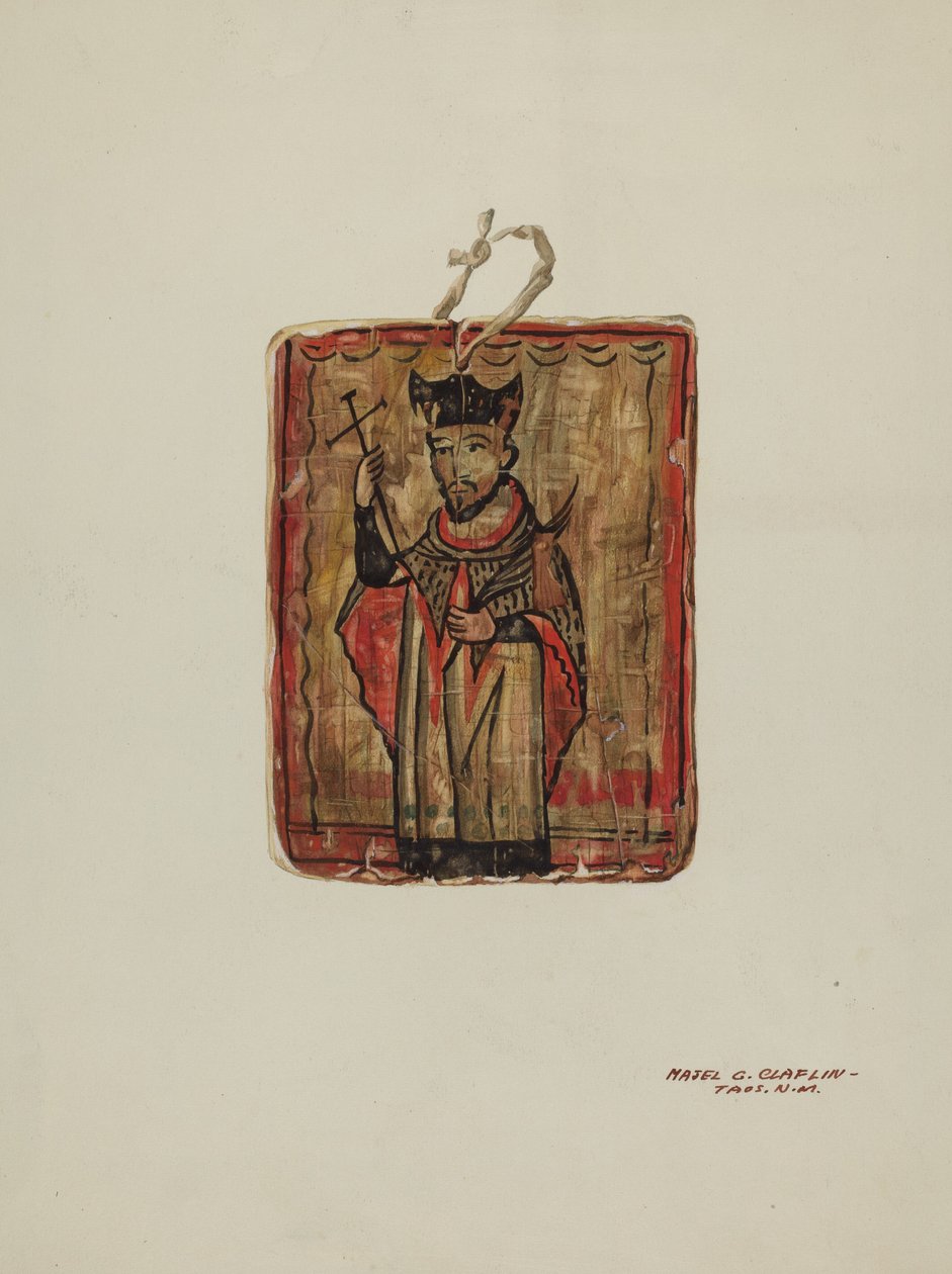 Retablo, 1935-1942 da Majel G. Claflin