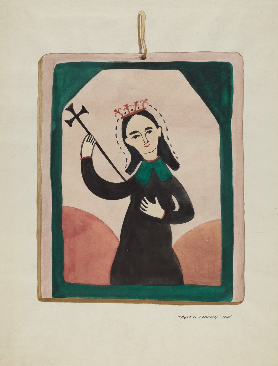 Retablo della Vergine da Majel G. Claflin