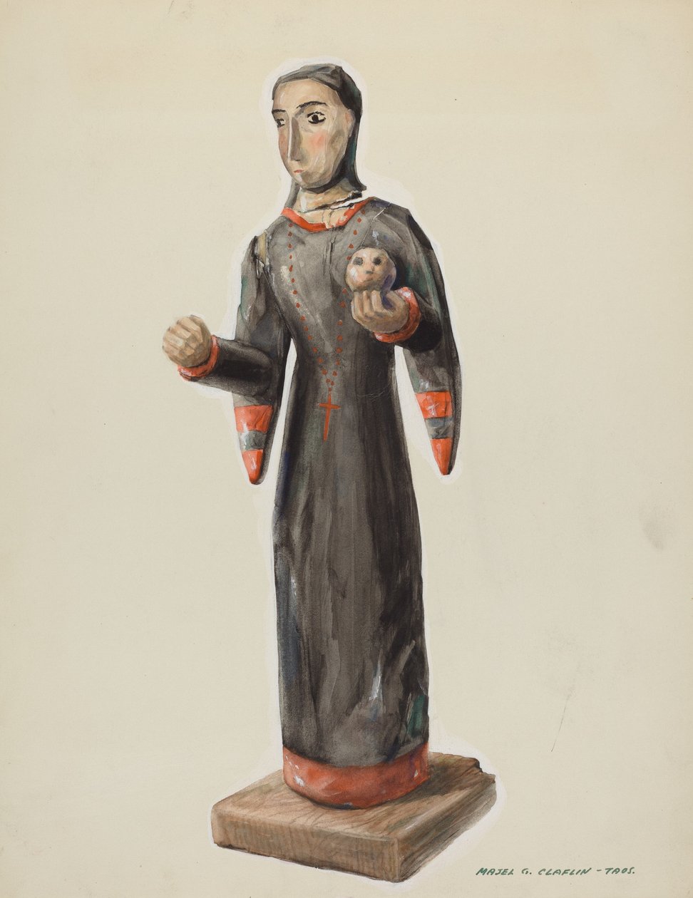 Santa Rita - Bulto da Majel G. Claflin