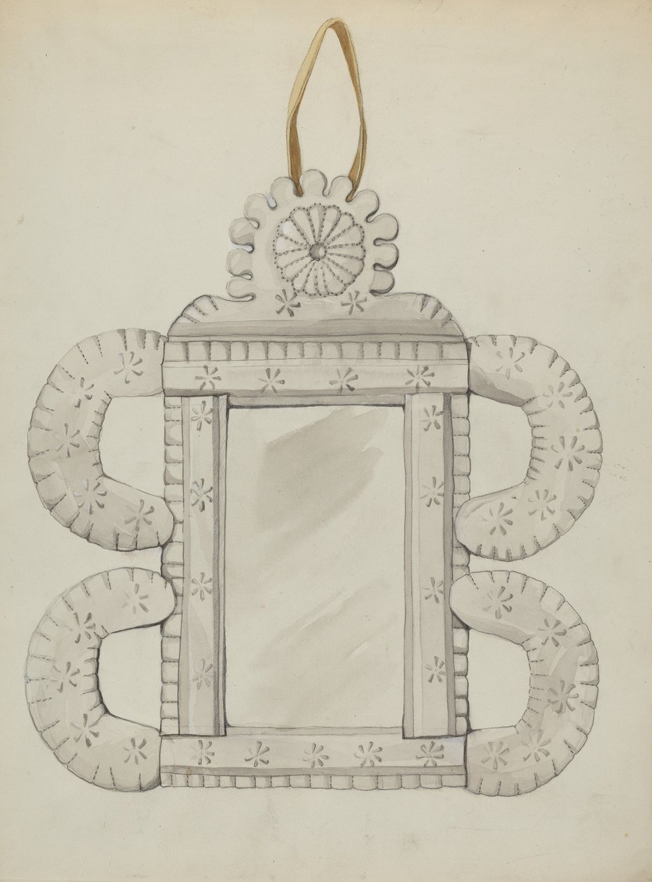 Cornice per Specchio in Latta da Majel G. Claflin