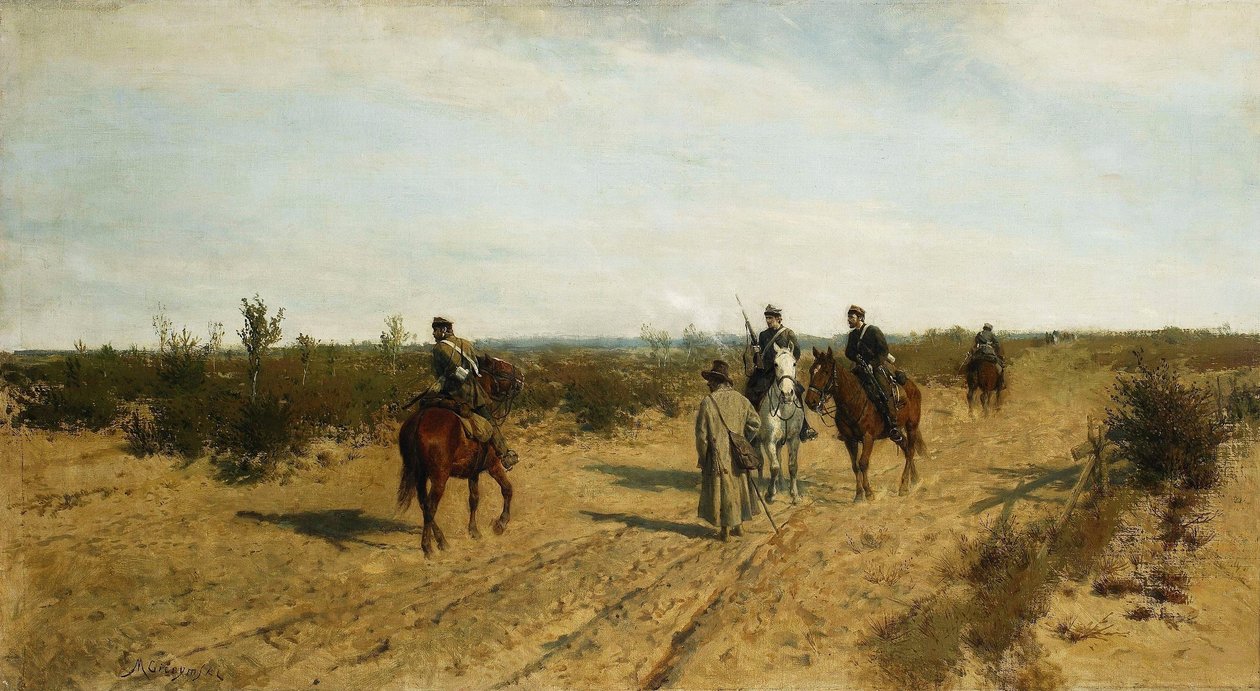 Pattuglia insurrezionale da Maksymilian Gierymski