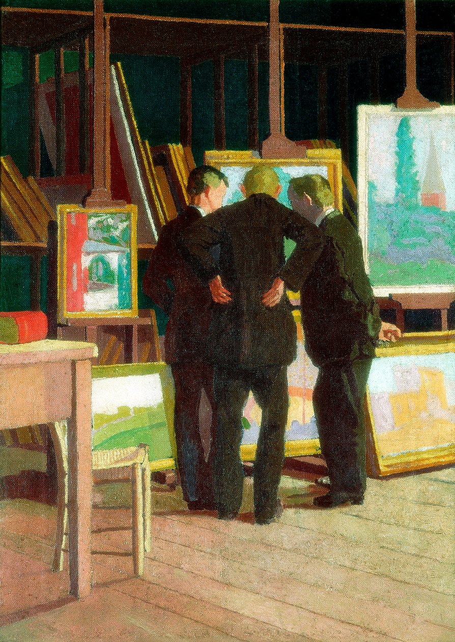 19 Fitzroy Street (studio di Walter Richard Sickert), c.1912-14 da Malcolm Drummond
