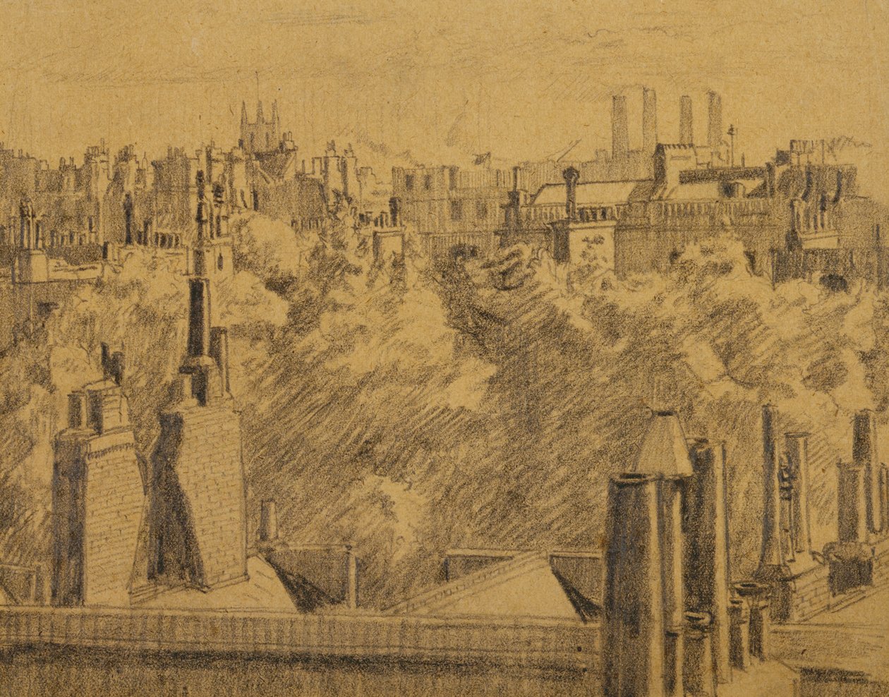 Tetti di Londra, c.1914 da Malcolm Drummond