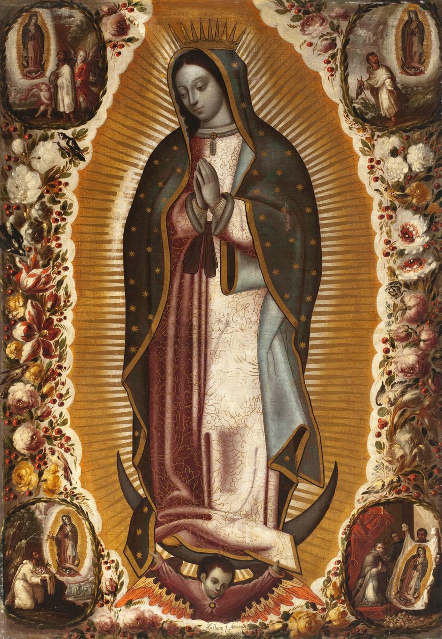 Vergine di Guadalupe (Virgen de Guadalupe) da Manuel de Arellano